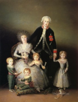 El Duque de Osuna y su Familia Francisco de Goya Pinturas al óleo